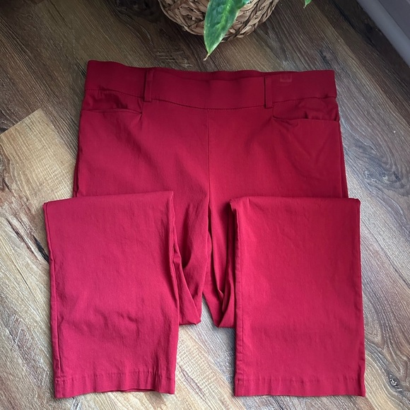 Maurices Vibrant Red Pants - Picture 1 of 6